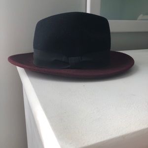 Maroon Top Hat